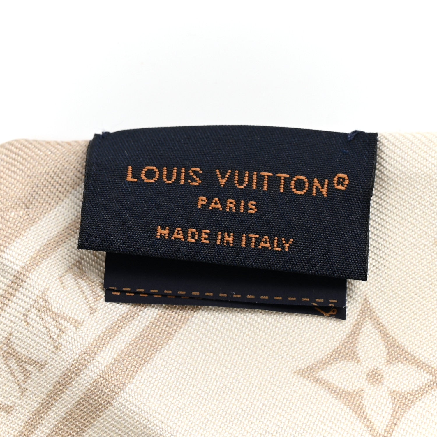 Louis Vuitton Silk Monogram Malletage BB Bandeau Ivoire 3 of 5