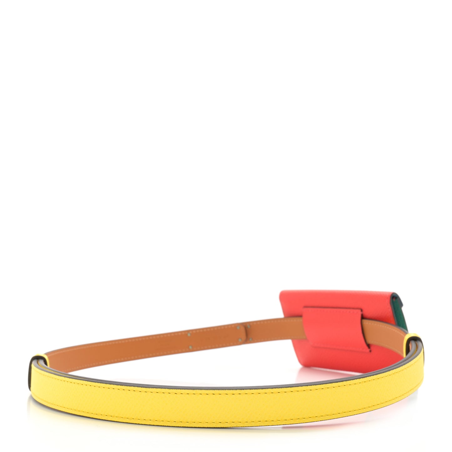 Epsom Kelly Pocket Belt Jaune Citron Rose Jaipur Vert Jade Bleu Du Nord