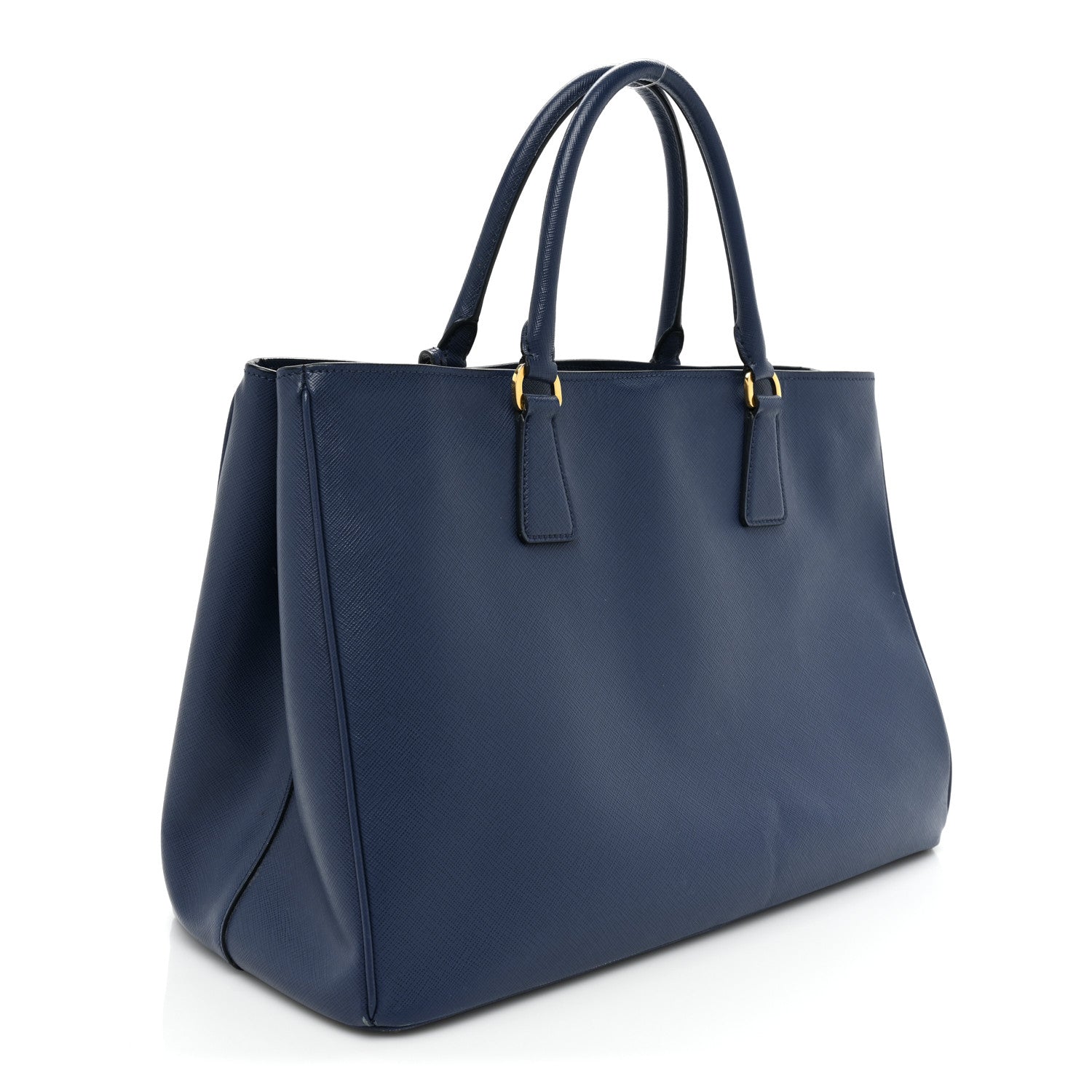 Prada Saffiano Lux Large Tote Bluette 3 of 15