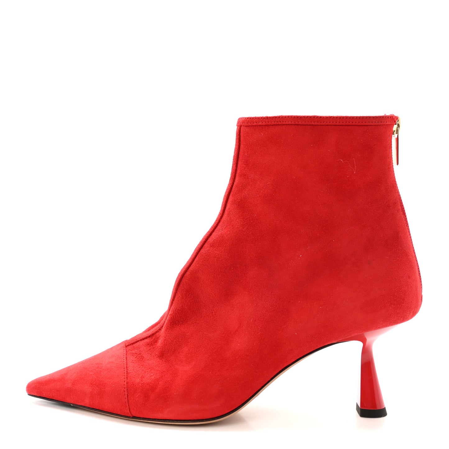 Suede Kix Boots 38 Red