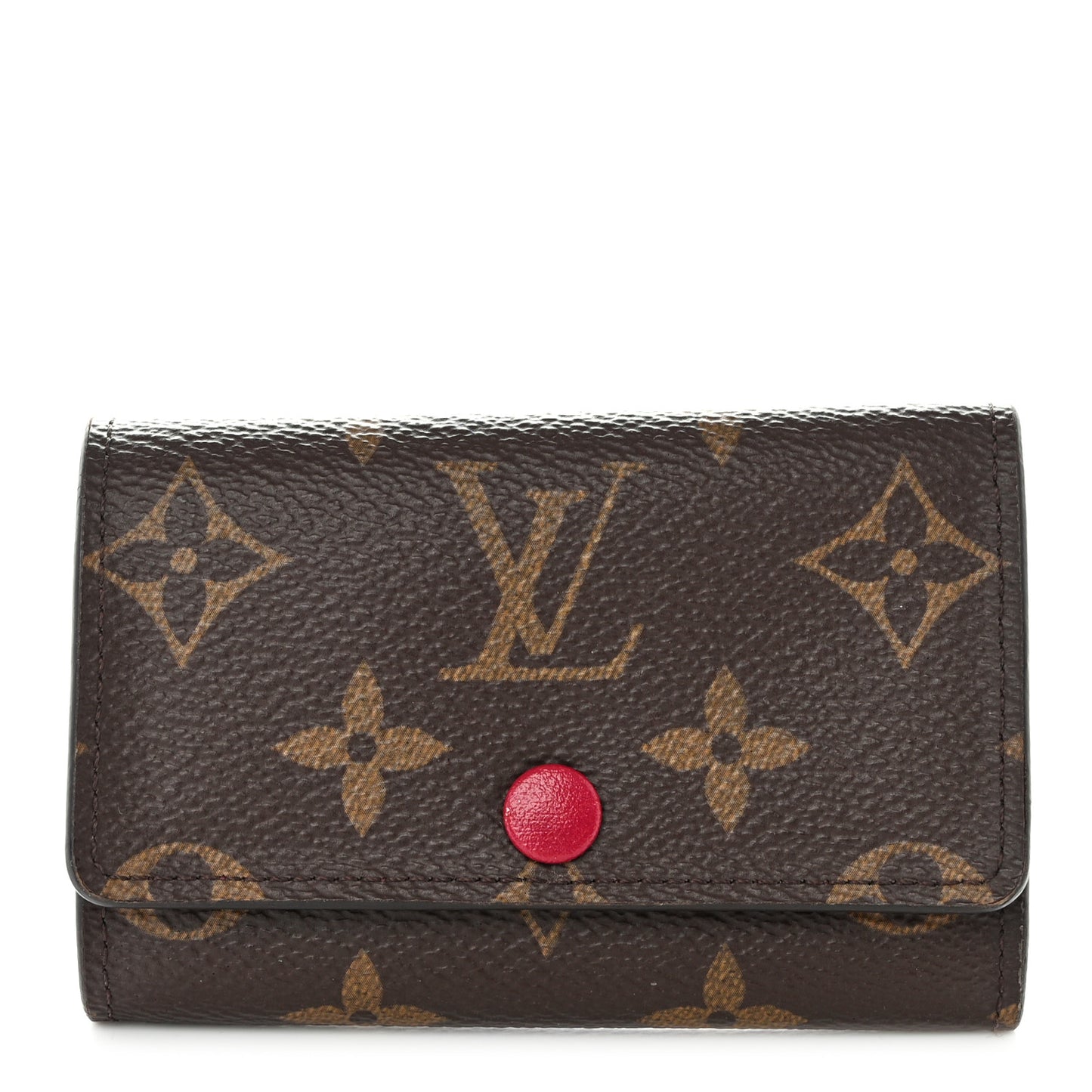 Monogram 6 Key Multicles Holder Fuchsia