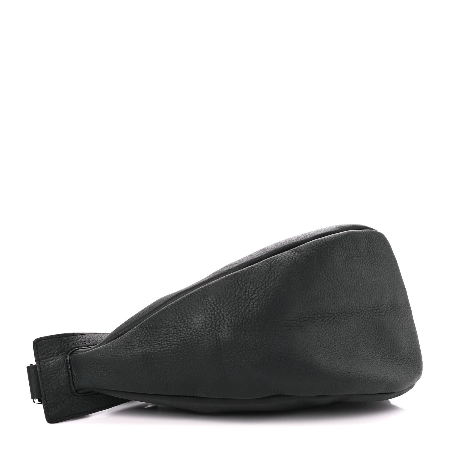 The Row Grained Calfskin Large Slouchy Banana Bag Black 4 of 10