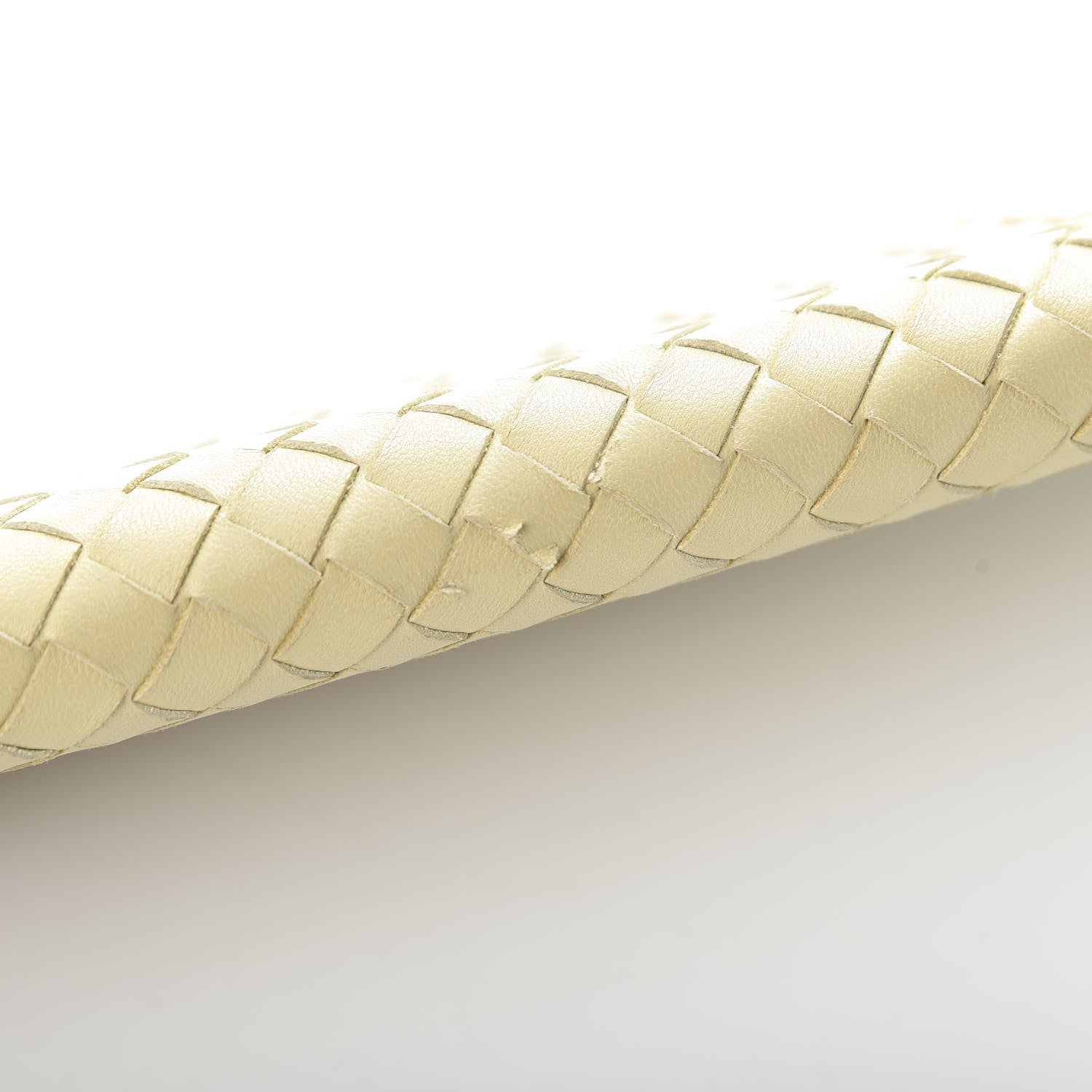 Bottega Veneta Nappa Intrecciato Half Zip Around Wallet Paille 10 of 11