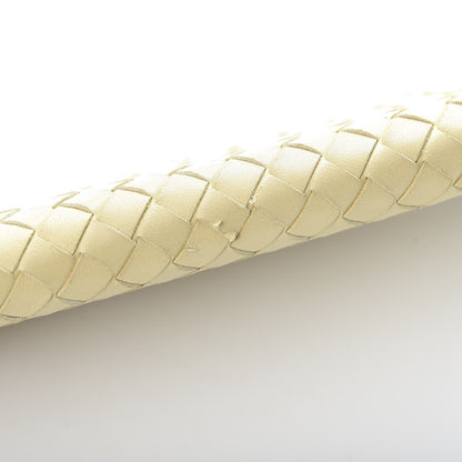 Bottega Veneta Nappa Intrecciato Half Zip Around Wallet Paille 10 of 11