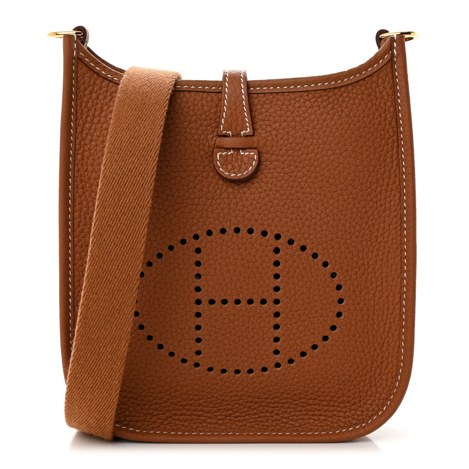 hermes evelyne TPM gold by FASHIONPHILE