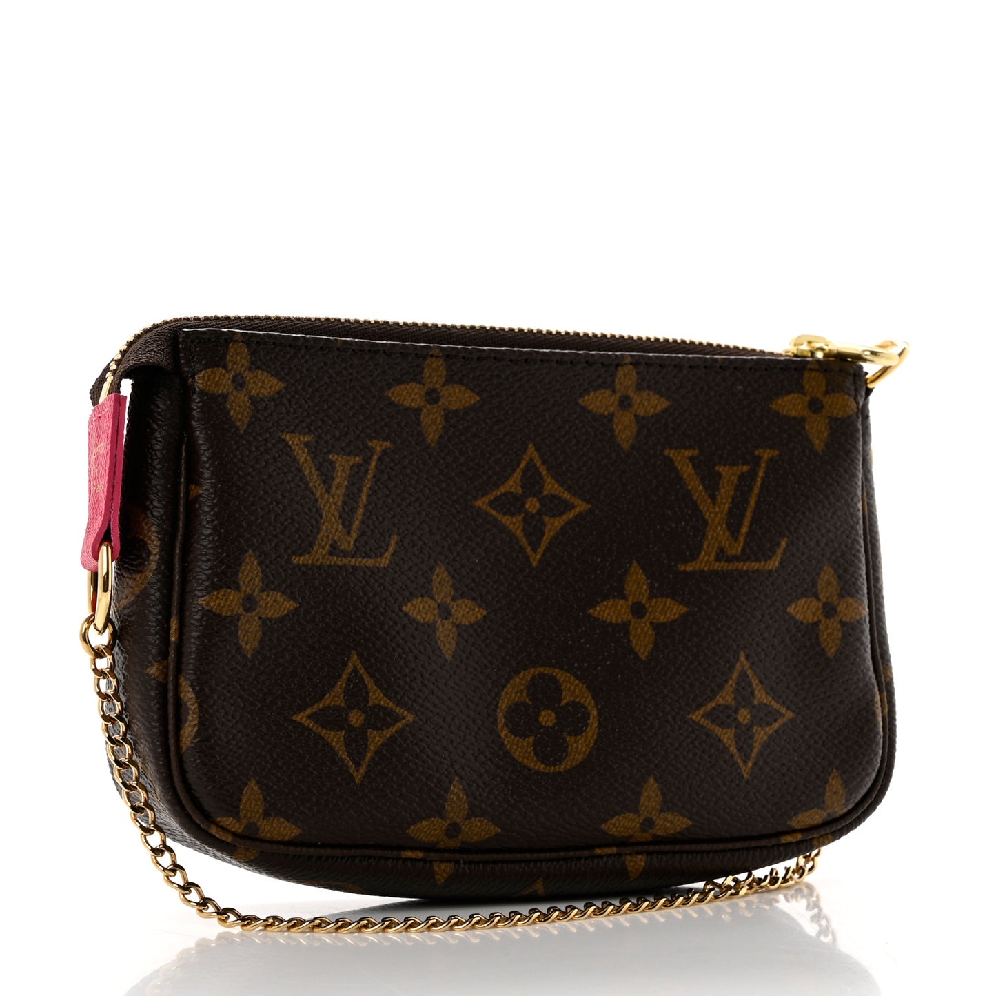 Monogram 2019 Christmas Animation Mini Courchevel Pochette Accessories Fuchsia