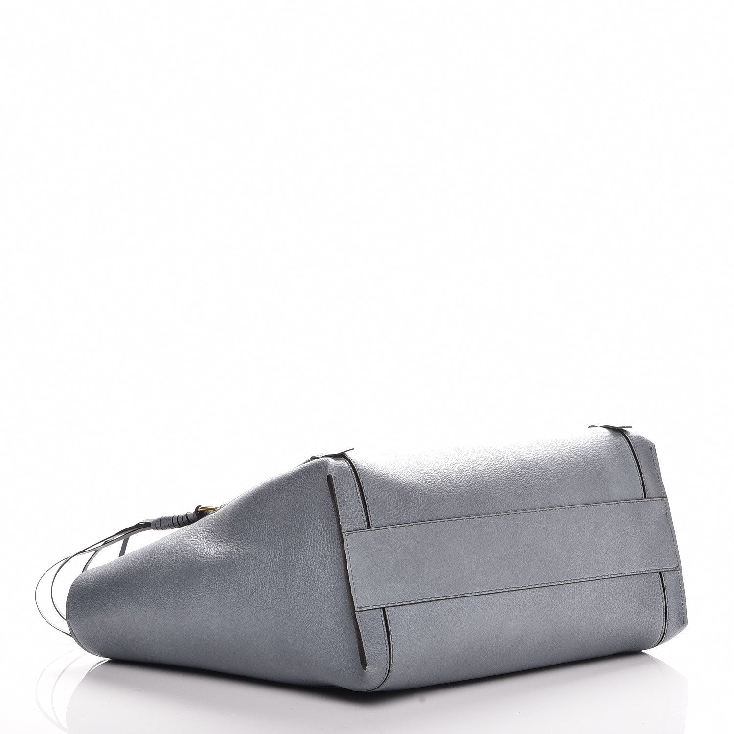 Chloe Smooth Calfskin Medium Milo Shopping Tote Cloudy Blue 4 of 7