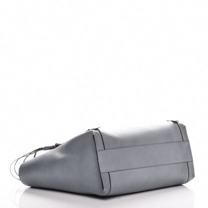 Chloe Smooth Calfskin Medium Milo Shopping Tote Cloudy Blue 4 of 7