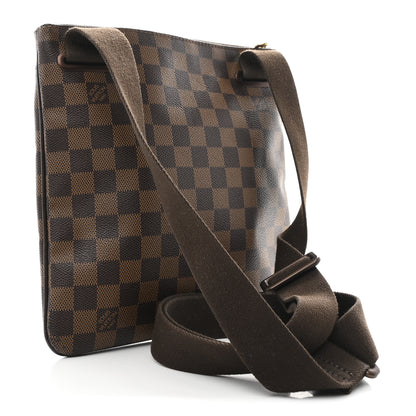 Louis Vuitton Damier Ebene Brooklyn Flat Pochette 3 of 11