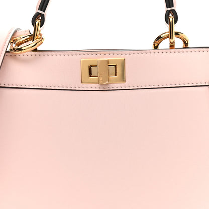 Fendi Shiny Nappa Petite Peekaboo I SEE U Satchel Rosa Confetto 8 of 11