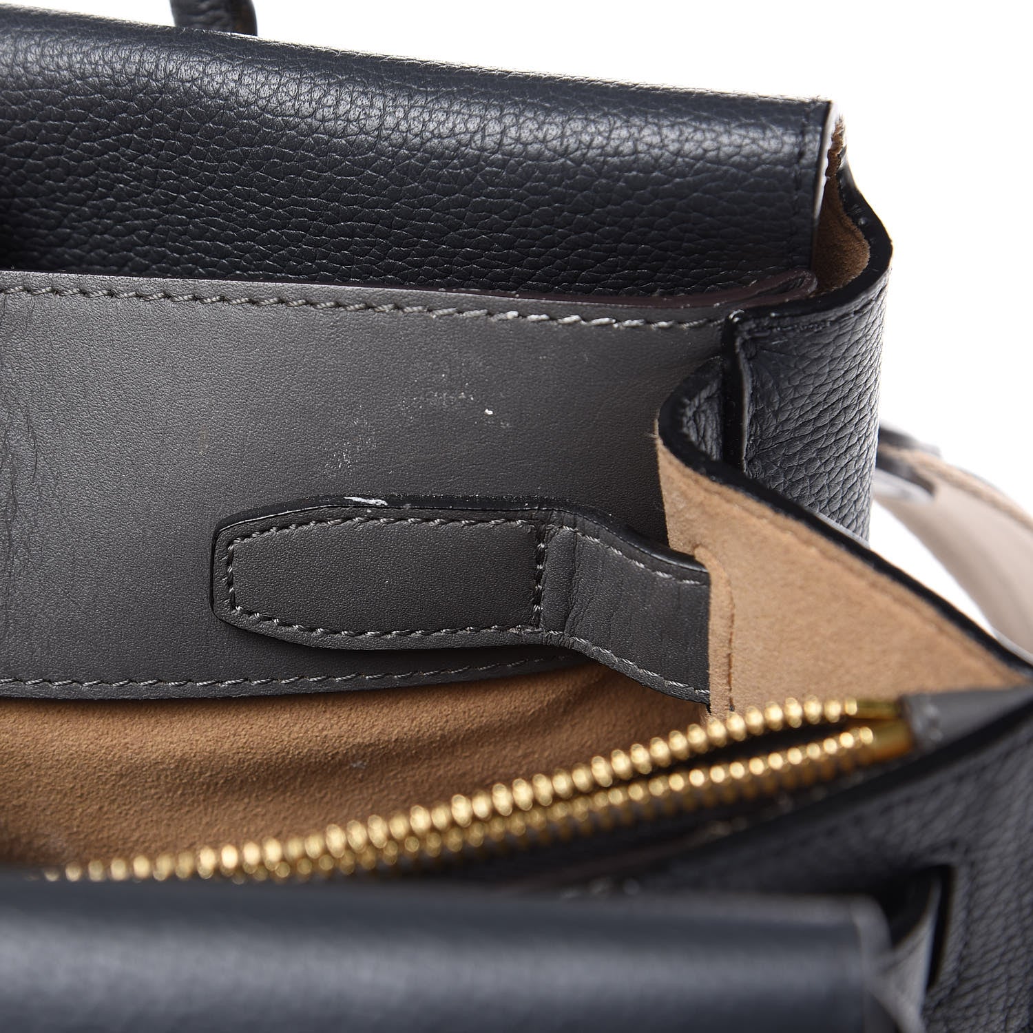 MCM Grained Calfskin Medium Milla Tote Phantom Grey 12 of 12