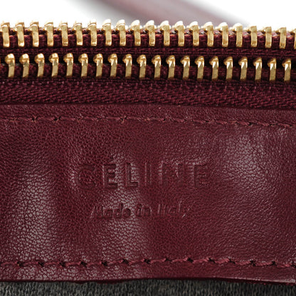 Celine Smooth Lambskin Small Trio Crossbody Bag Burgundy 8 of 10