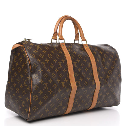 Louis Vuitton Monogram Keepall 50 2 of 14