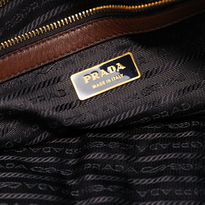 Prada Nappa Antic Chevron Bauletto 4 of 6