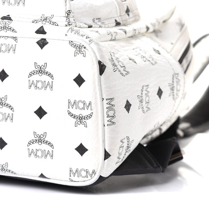 MCM Visetos Small Stark Backpack White 9 of 9