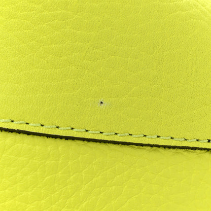 Burberry Grainy Calfskin Remington Tote Neon Yellow 12 of 14