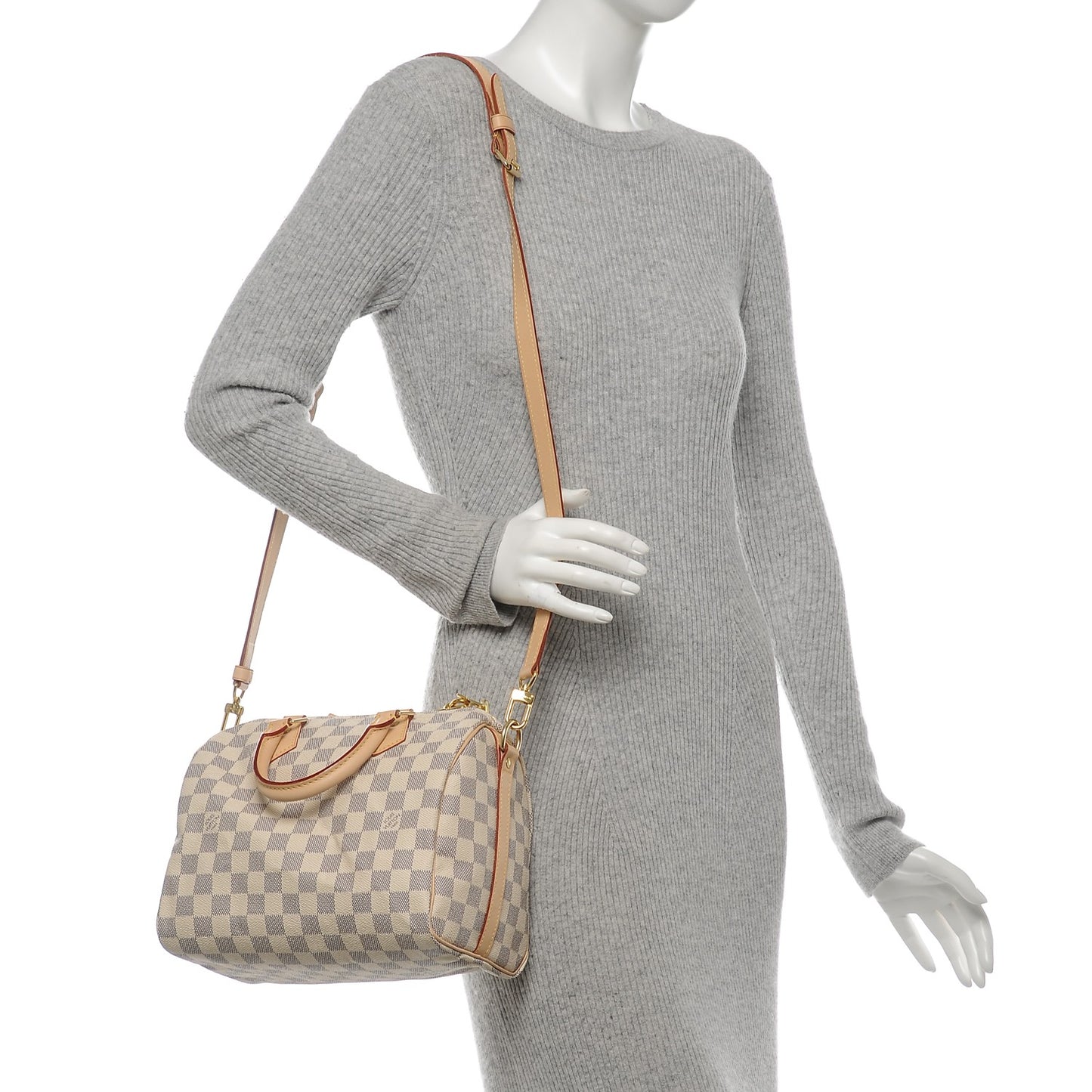 Damier Azur Speedy Bandouliere 25
