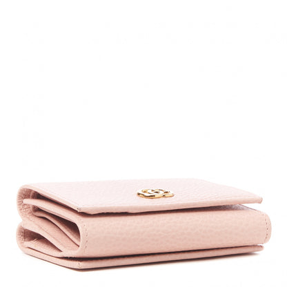Gucci Dollar Calfskin GG Marmont Wallet Perfect Pink 3 of 8