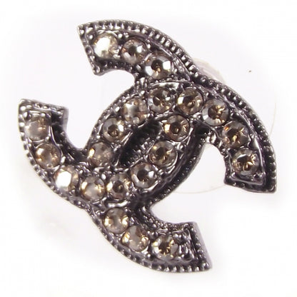 Chanel Crystal CC Logo Earrings 4 of 5