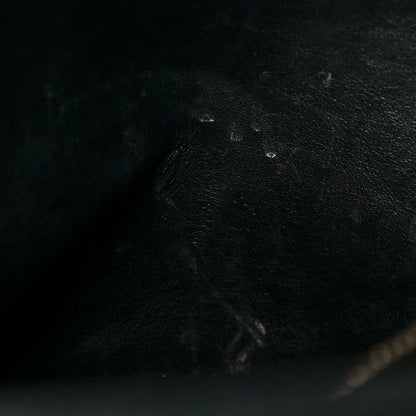 Salvatore Ferragamo Hammered Calfskin Vara Bow Chain Tote Black 18 of 23