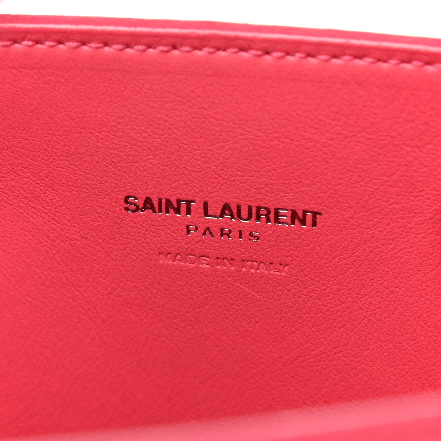 Saint Laurent Grained Calfskin Nano Sac De Jour Coral 6 of 22
