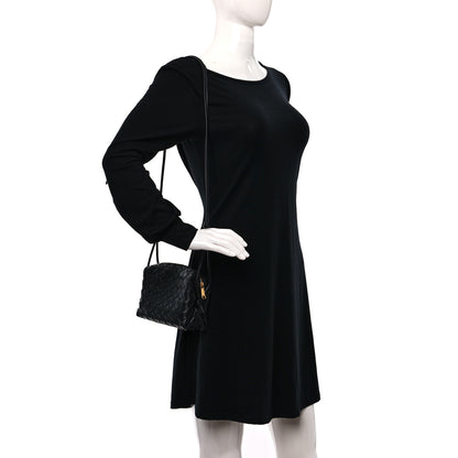 Bottega Veneta Nappa Intrecciato Mini Loop Camera Bag Black 3 of 8