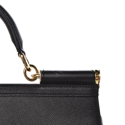Dolce & Gabbana Dauphine Large Miss Sicily Satchel Black 11 of 12