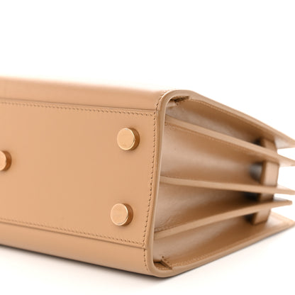 Saint Laurent Calfskin Nano Sac De Jour Dark Beige 9 of 12