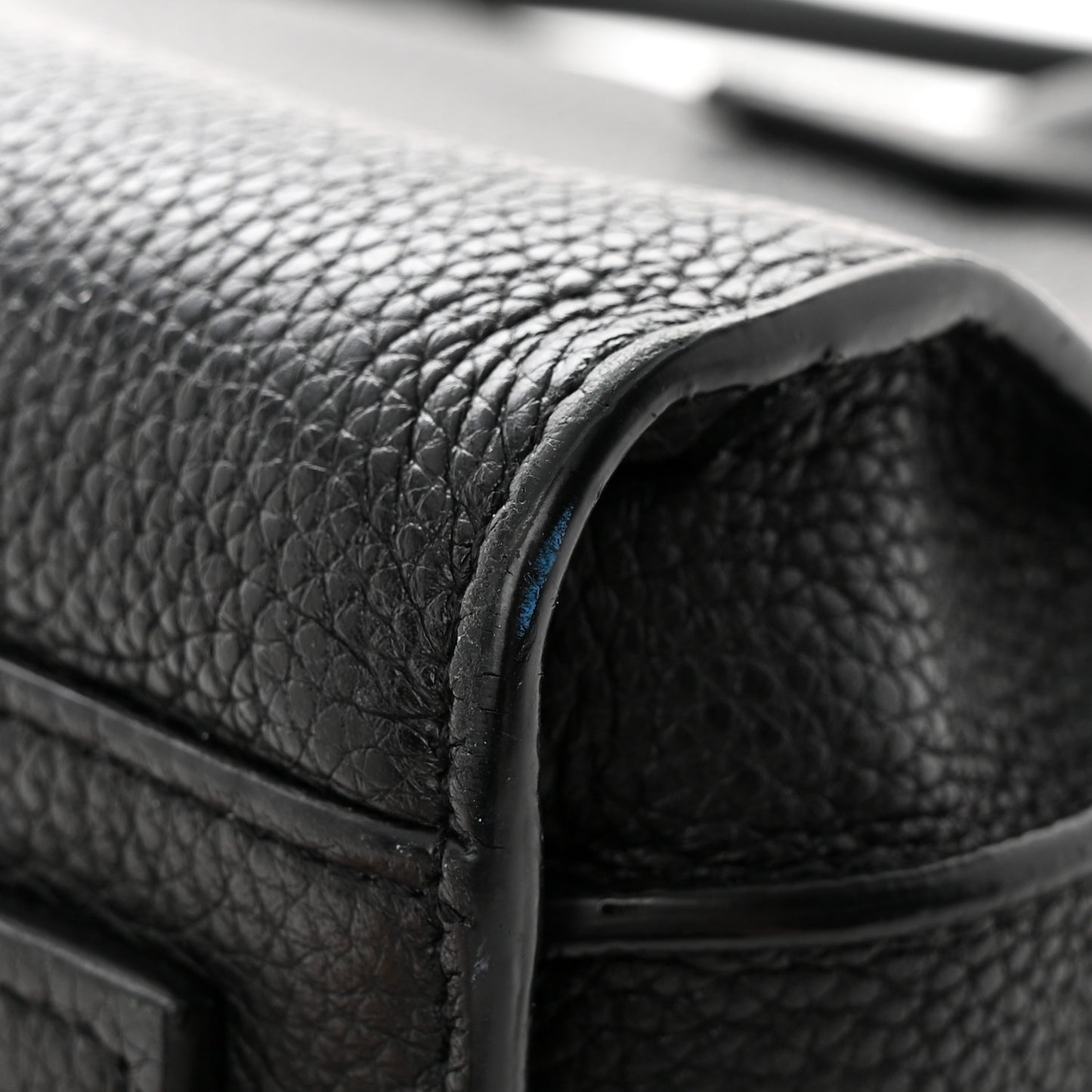 Grained Calfskin Baby Sac De Jour Souple Black