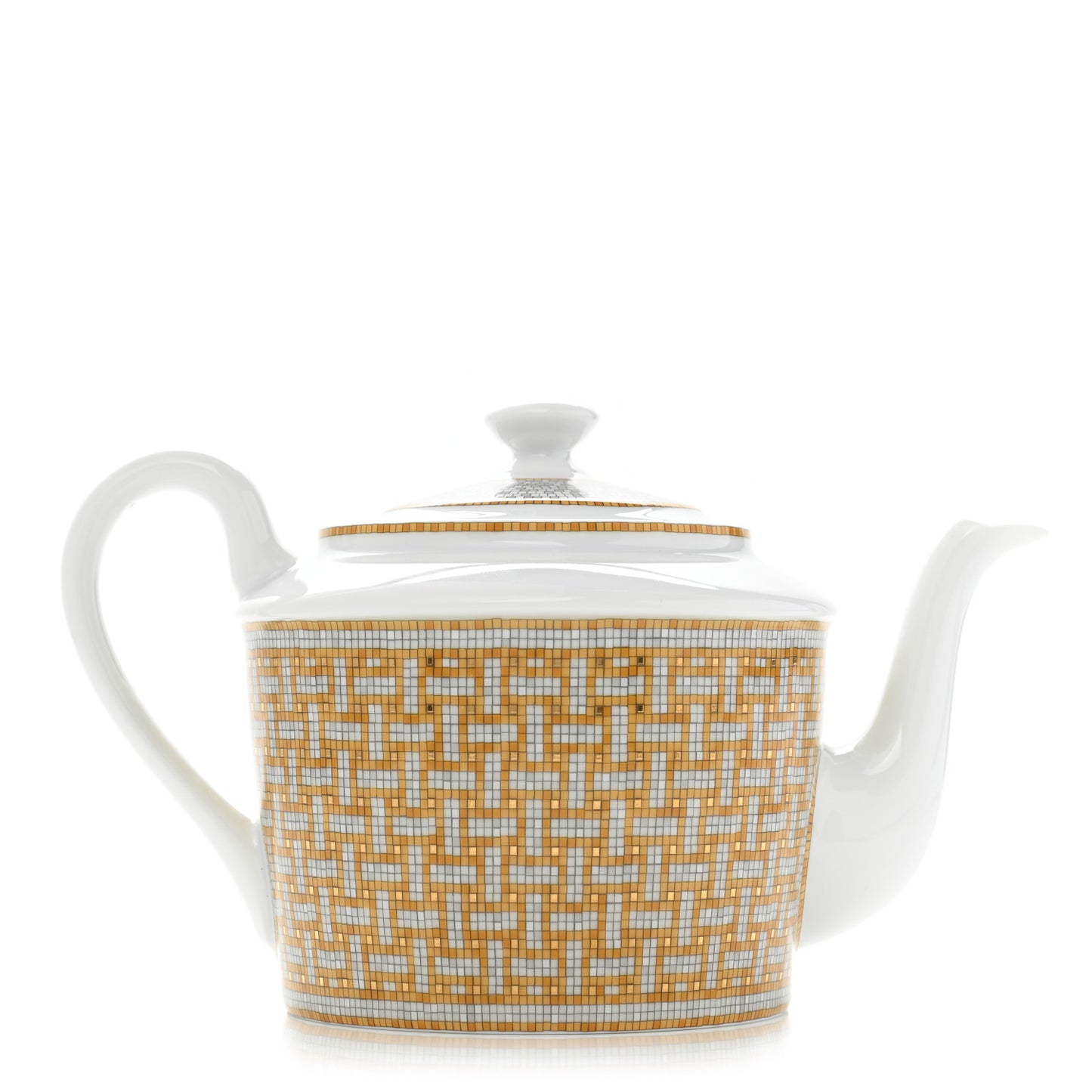 Porcelain 24 Gold Mosaique Teapot