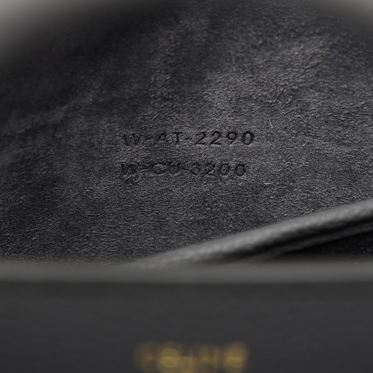 Drummed Calfskin Nano Luggage Kohl