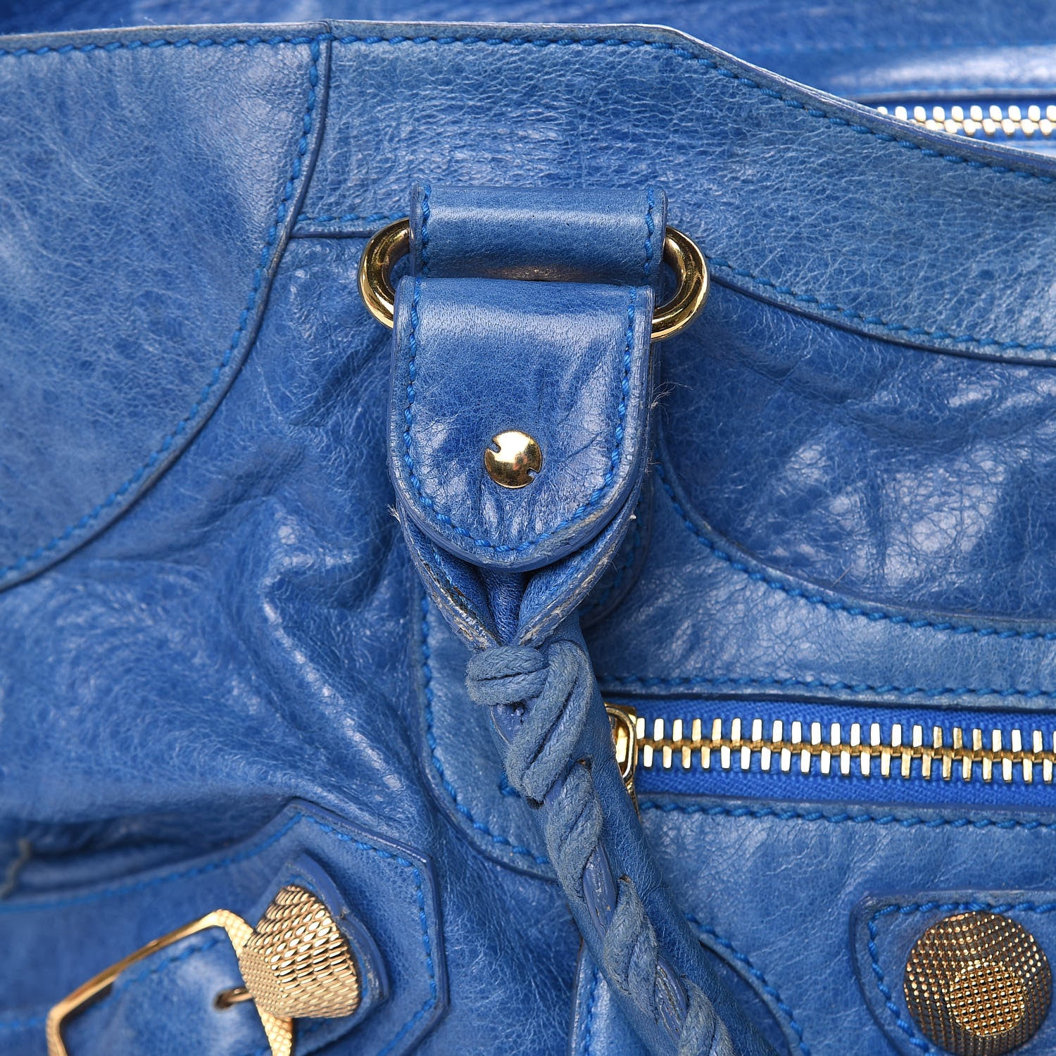 Balenciaga Agneau Giant 21 Gold Hardware Part Time Electric Bleu 16 of 18