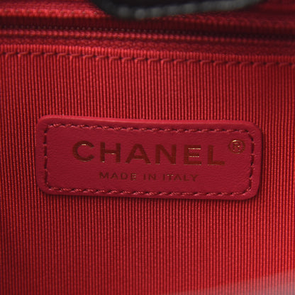 Chanel Shiny Aged Calfskin North South Shopping Bag Black 6 of 8