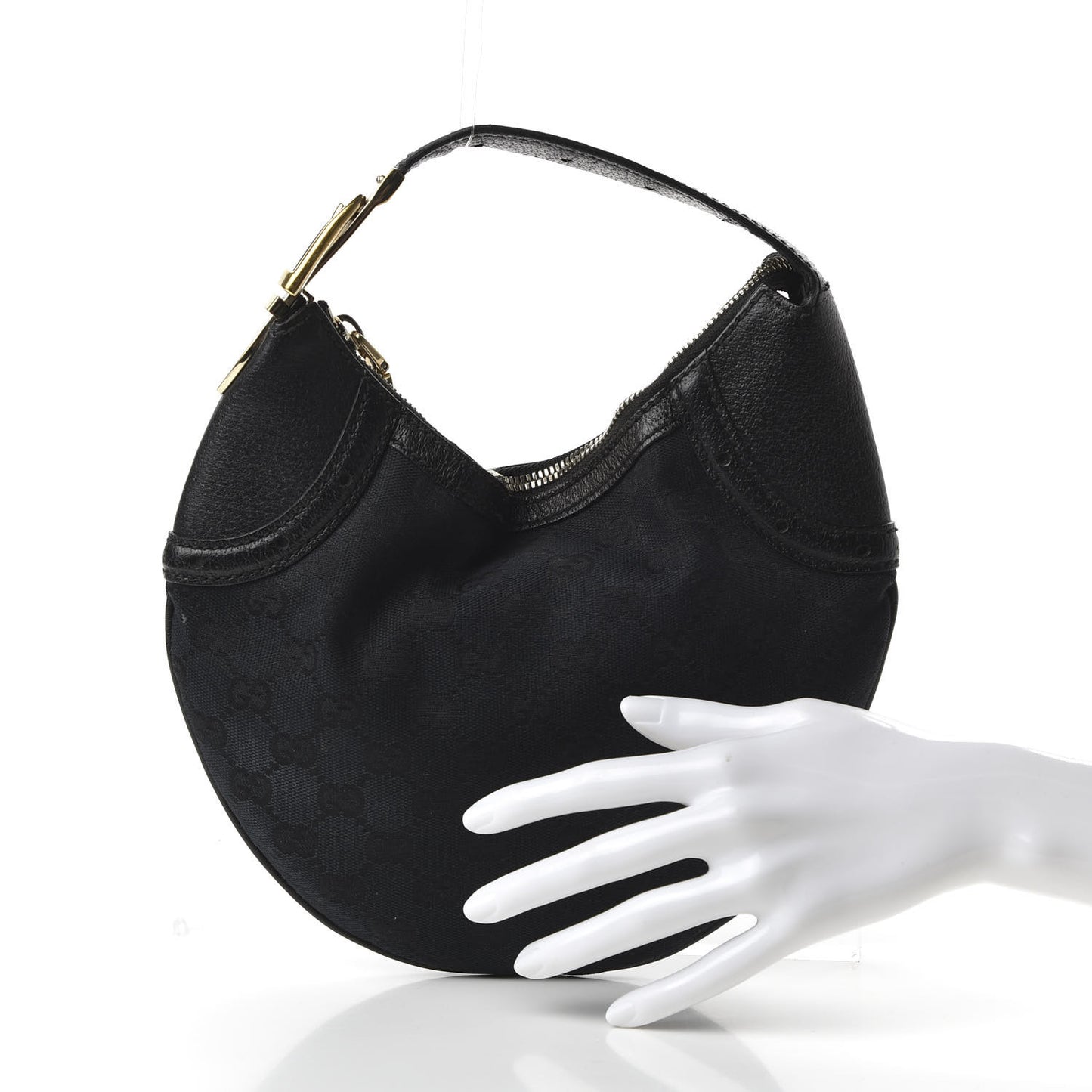 Monogram Hobo Bag Black
