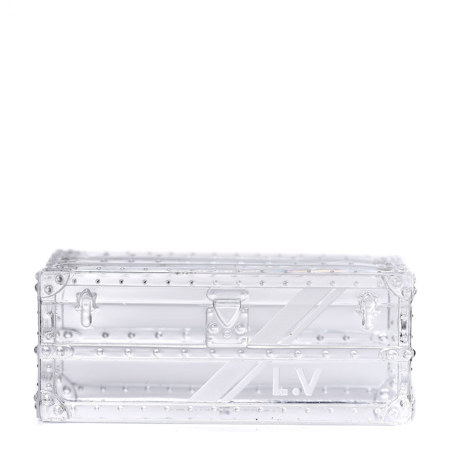 Louis Vuitton Crystal Trunk Paperweight 1 of 4