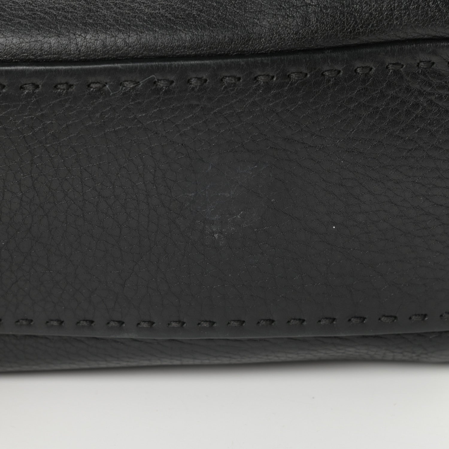 Prada Vitello Daino Shoulder Flap Bag Black 11 of 15