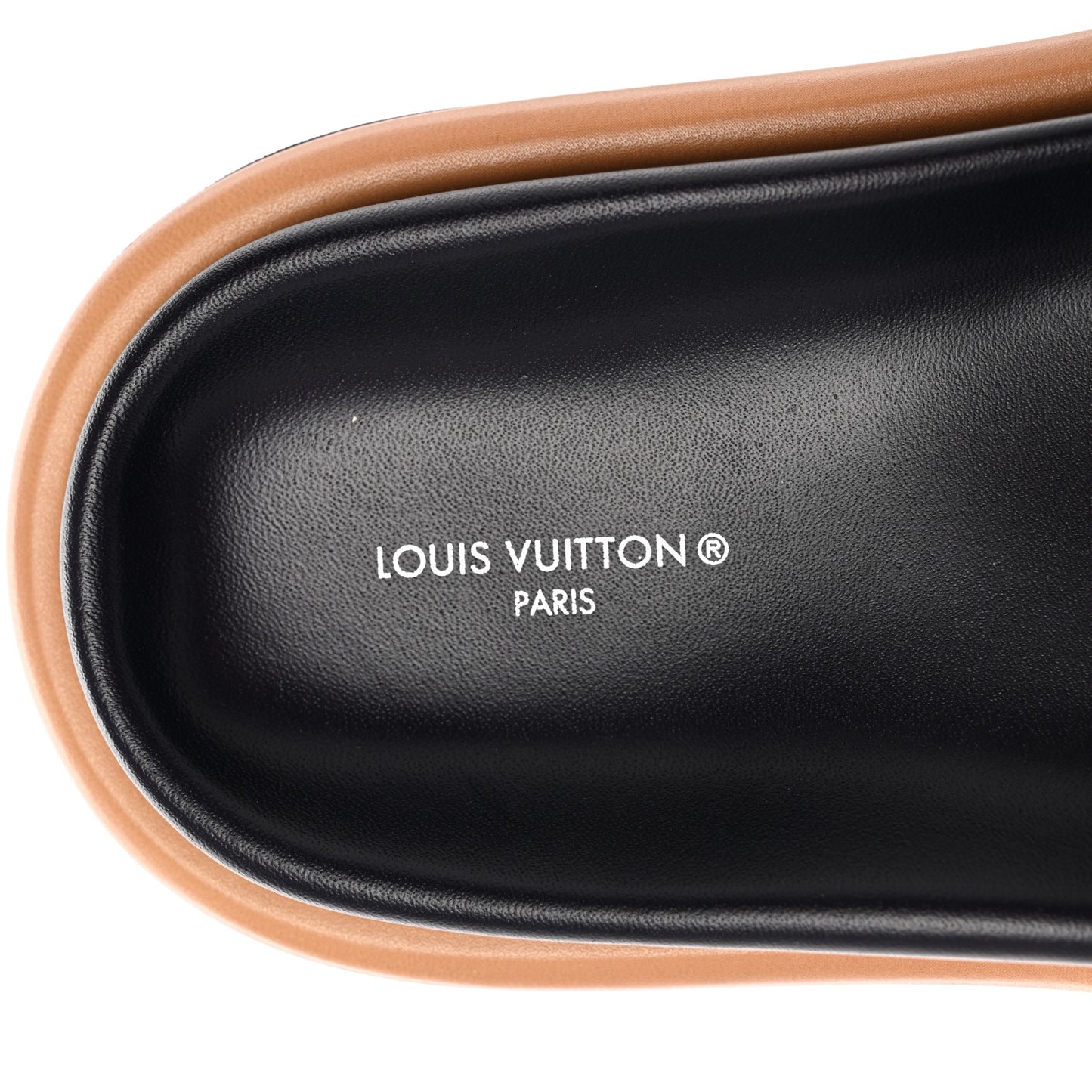 Nylon Monogram Womens Pool Pillow Comfort Mules 40 Navy Blue