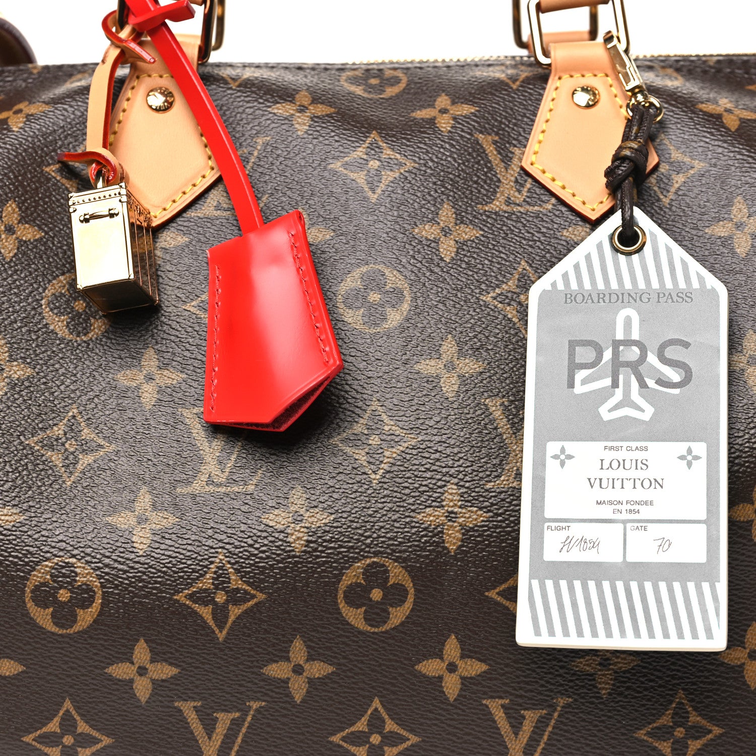 Louis Vuitton Monogram Speedy Soft 30 Crafty Red 7 of 9