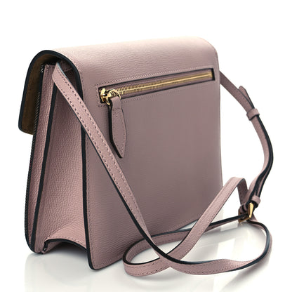 Burberry Derby Calfskin House Check Small Macken Crossbody Bag Pale Orchid 3 of 10
