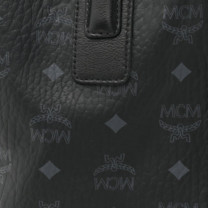 MCM Visetos Medium Liz Reversible Shopper Tote Black 11 of 19