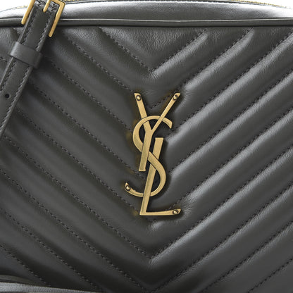 Saint Laurent Calfskin Matelasse Monogram Lou Camera Bag Military Olive 9 of 9