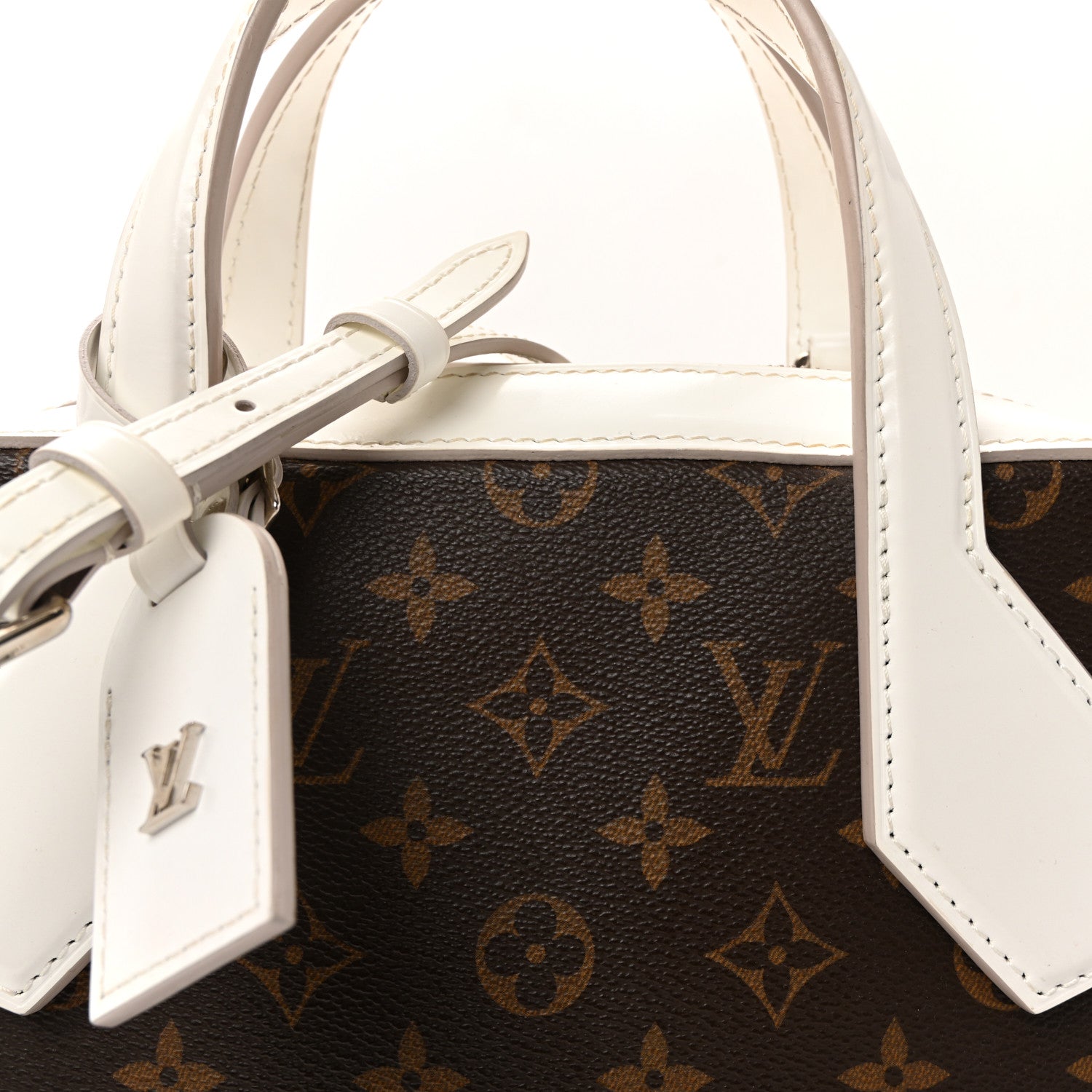 Louis Vuitton Monogram Dora PM White 7 of 9