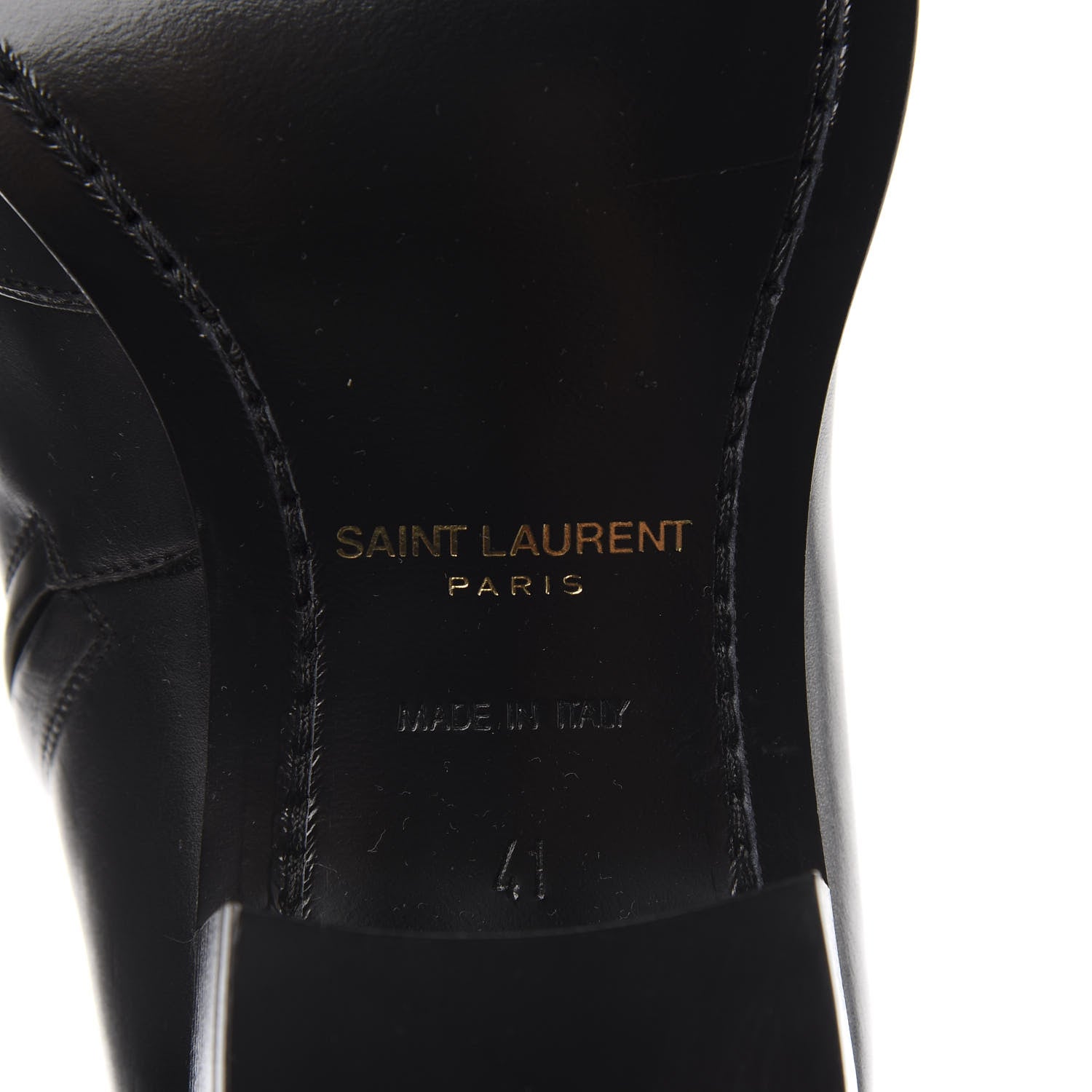 Saint Laurent Calfskin Mens Marrakesh Ankle Boots 41 Black 6 of 9