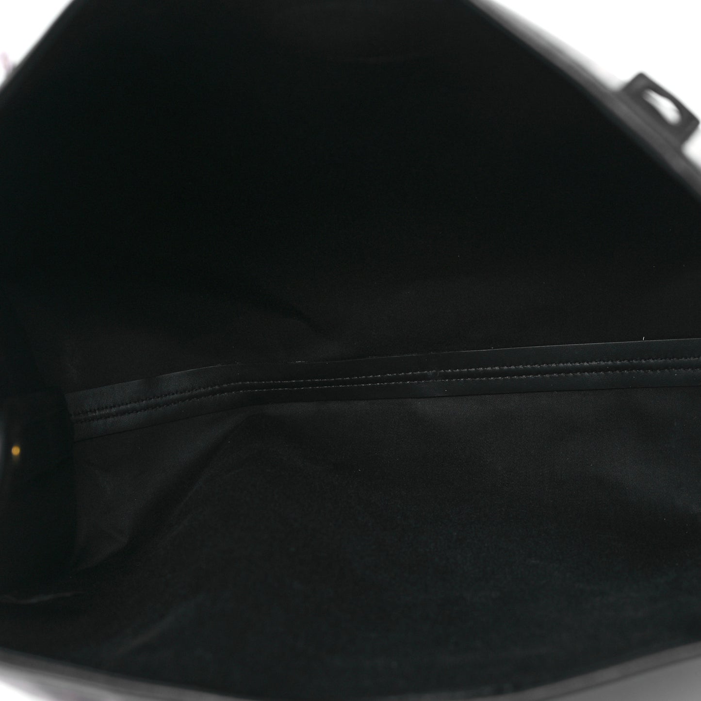 Glazed Fabric Vitello Century FF 1974 Stamp Patch Medium Peekaboo Defender Cover Mogano Panna Black