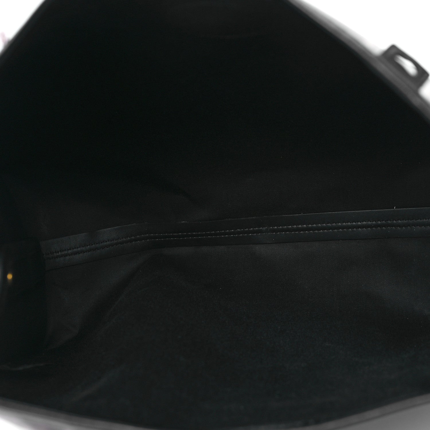 Fendi Glazed Fabric Vitello Century FF 1974 Stamp Patch Medium Peekaboo Defender Cover Mogano Panna Black 5 of 10