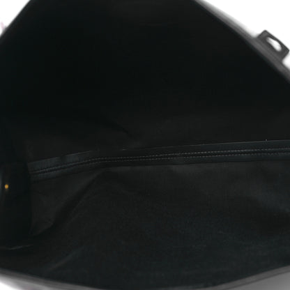Fendi Glazed Fabric Vitello Century FF 1974 Stamp Patch Medium Peekaboo Defender Cover Mogano Panna Black 5 of 10