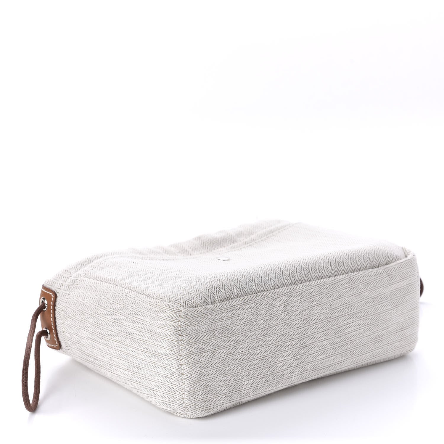 Hermes Canvas Barenia Fourbi 20 PM Pouch Naturel Fauve 4 of 12