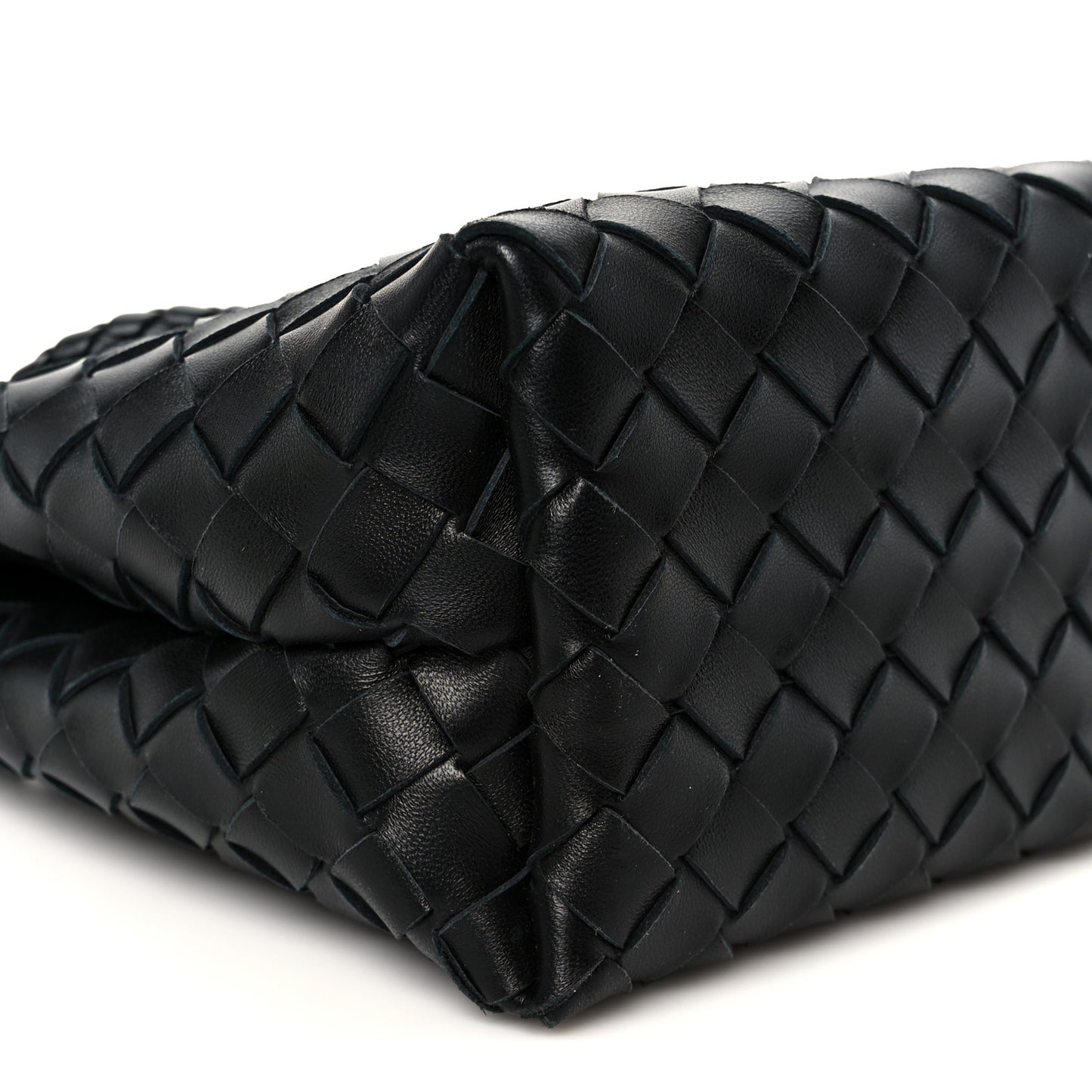 Nappa Intrecciato Small Andiamo Shoulder Bag Black