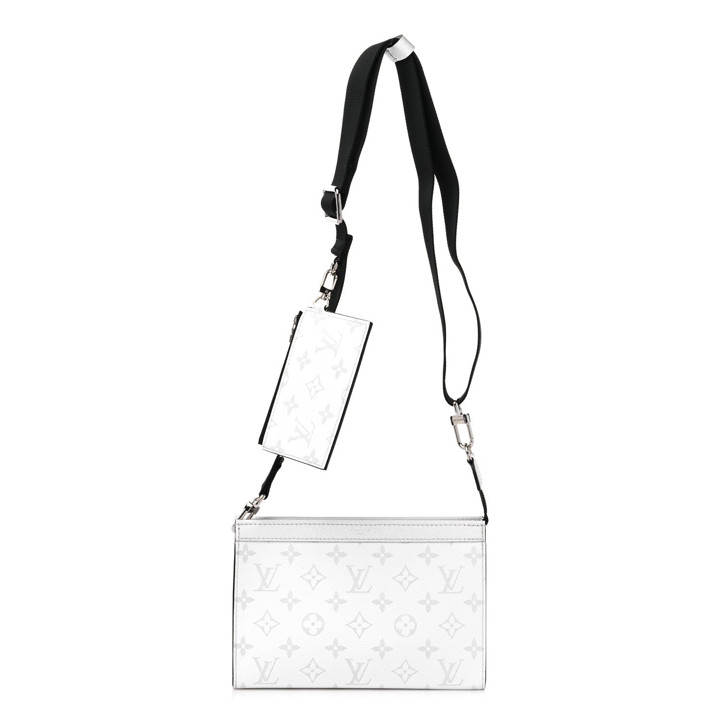 Louis Vuitton Taiga Monogram Gaston Wearable Wallet Optic White 1 of 9