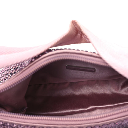 Prada Satin Crystal Mini Re-Edition 2000 Bag Alabastro 5 of 9